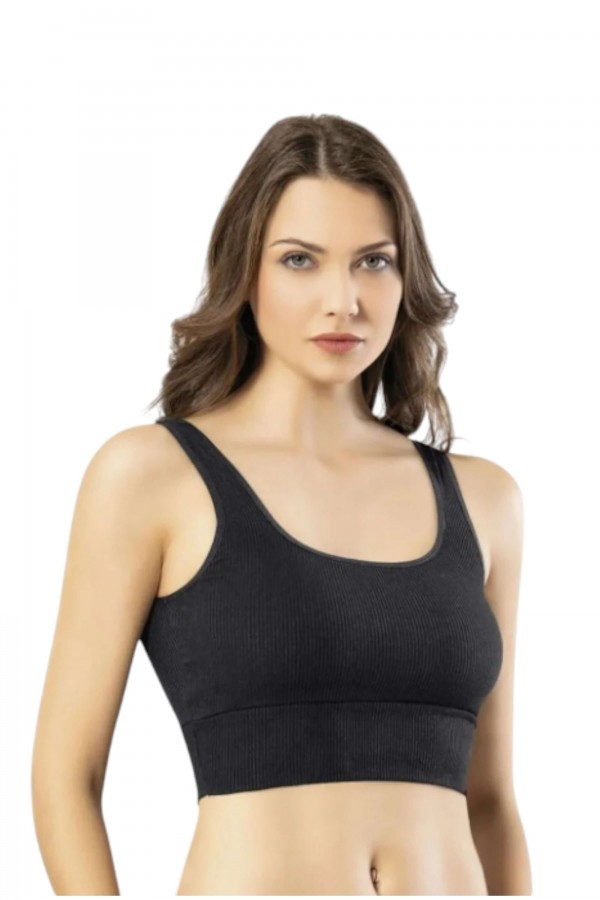 Kota 6432 Kalın Askılı Fitilli Dalgıç Kadın Bustiyer 8620-1