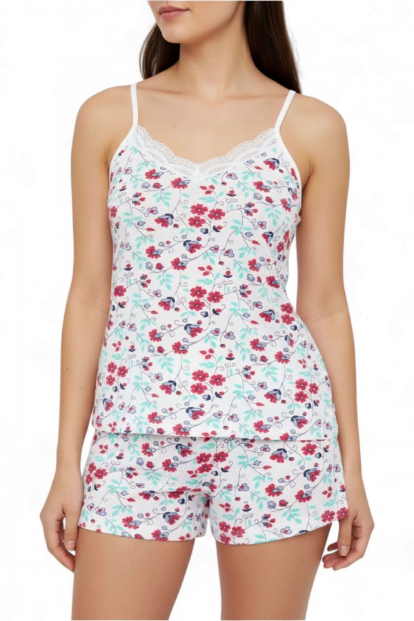 Kota 6302 Kadın Baskılı Şortlu Takım 8609-3