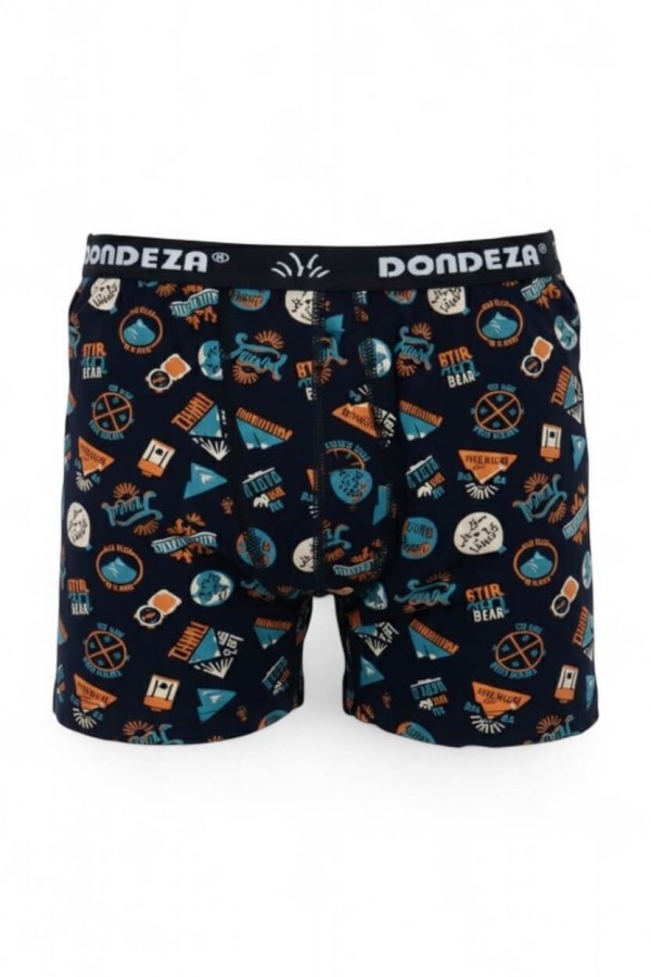Dondeza 503 Desenli Erkek Çocuk Boxer 8905-4