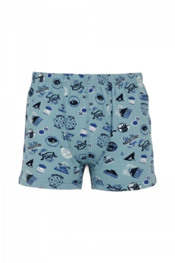 Dondeza 507 Desenli Erkek Çocuk Kom Boxer 8906-2