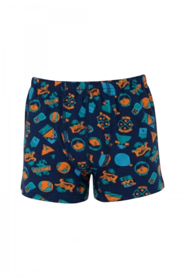 Dondeza 507 Desenli Erkek Çocuk Kom Boxer 8906-5