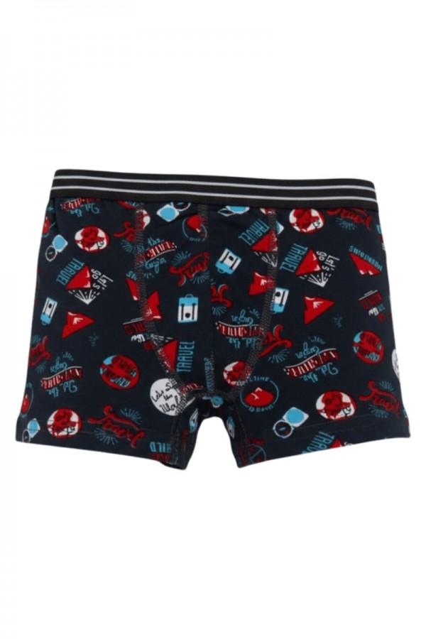 Aldeza 550 Desenli Erkek Çocuk Boxer 8908-19
