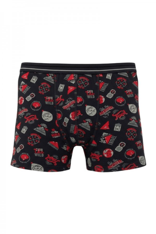 Aldeza 550 Desenli Erkek Çocuk Boxer 8908-8