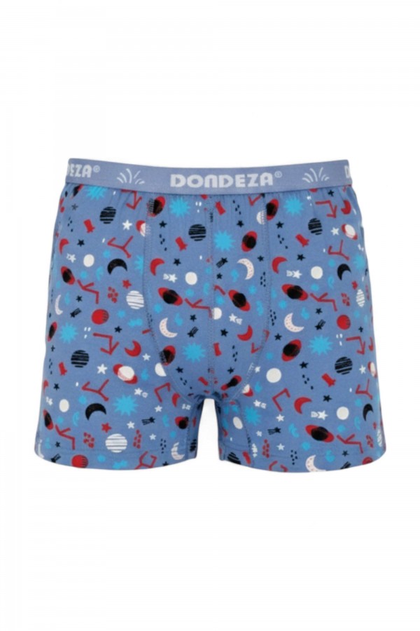 Dondeza 505 Erkek Çocuk Desenli Boxer 8907-5