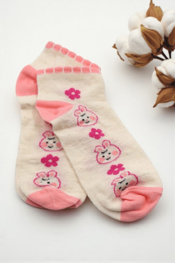 Vakre Socks Kadın Patik Çorap (36-40) 9001-4