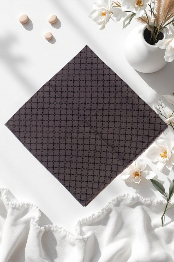 Desenli Flamlı Eşarp 6400-13