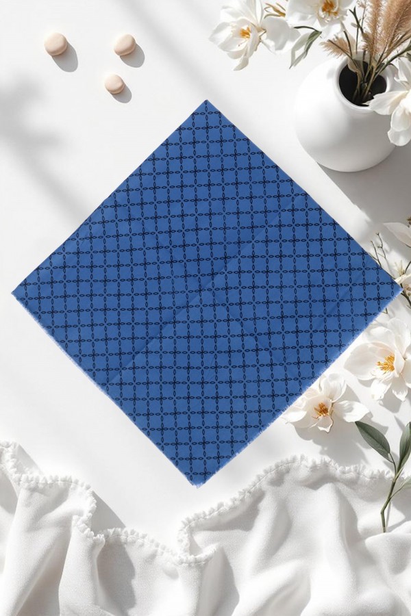 Desenli Flamlı Eşarp 6400-16