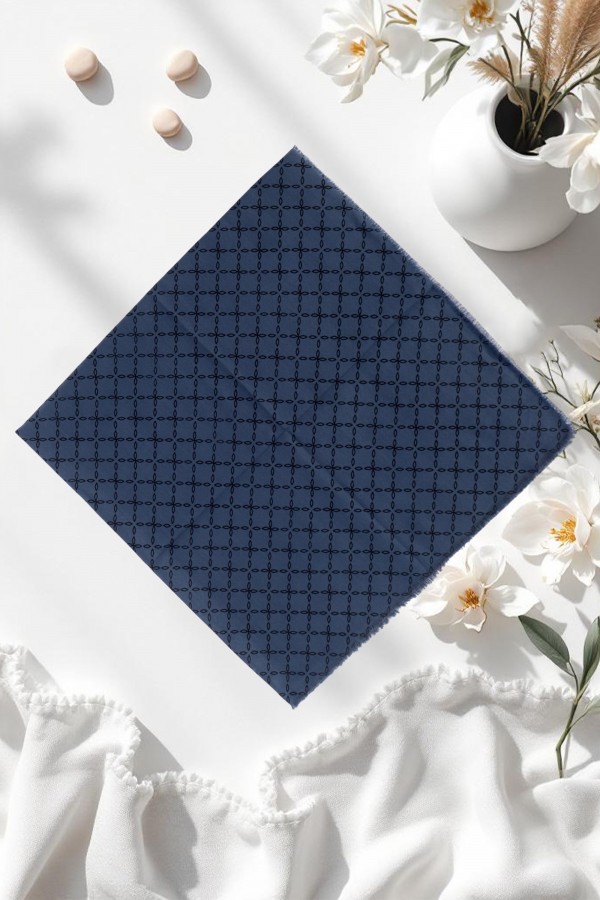 Desenli Flamlı Eşarp 6400-18