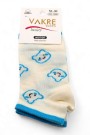 Vakre Socks Kadın Patik Çorap (36-40) 9002-1