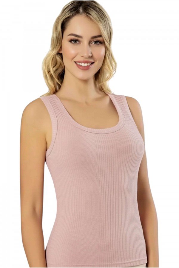 Kota 6015 Kadın Penye Aralıklı Raporlu Kaşkorse Atlet 8616-2