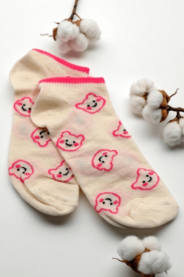 Vakre Socks Kadın  Patik Çorap (36-40) 9002-2