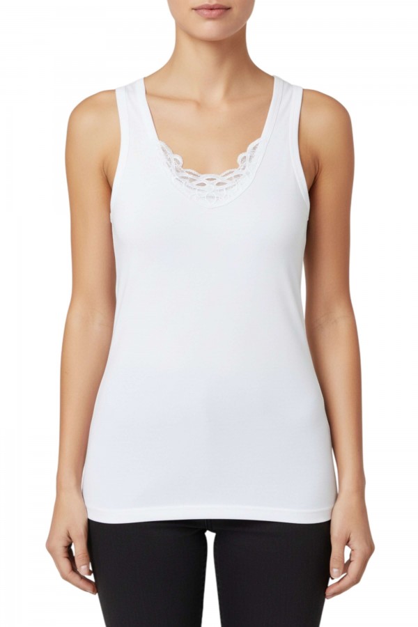 Seher 0012 Geniş Askılı Kadın Atlet 8638-1