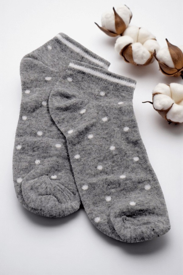 Vakre Socks Kadın Patik Çorap (36-40) 9003-1