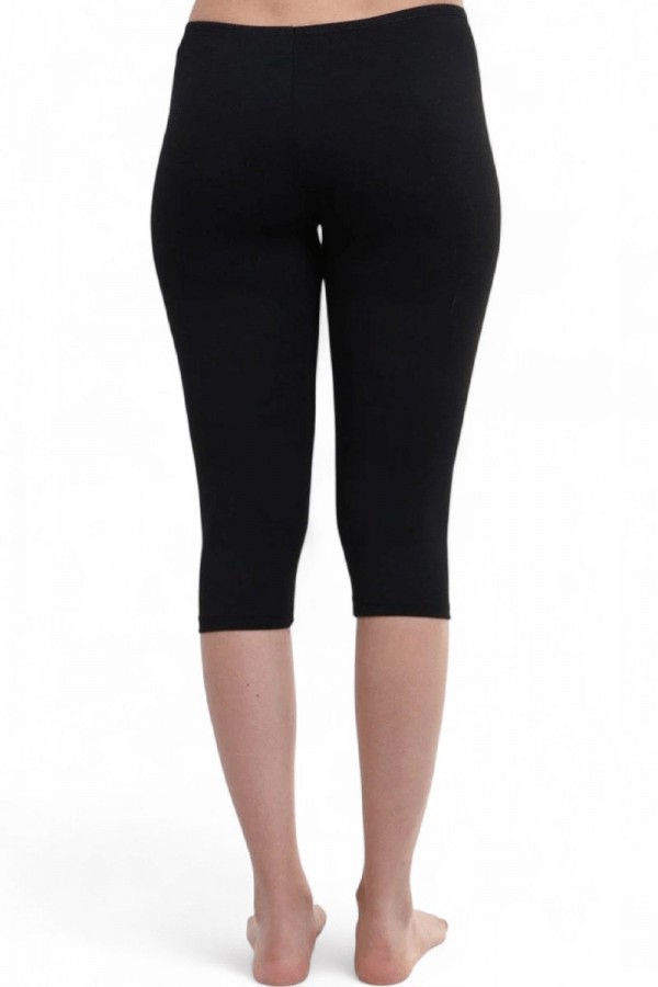 Sahra 5065 Kadın Kısa Düz Tayt 8604-3