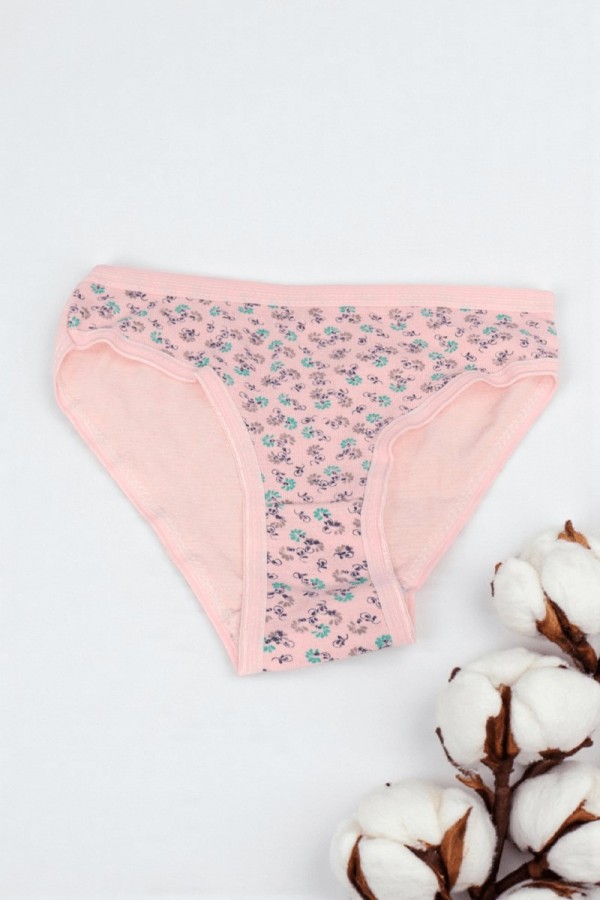 Miss Eftelya Desenli Kız Slip Külot 8801-4