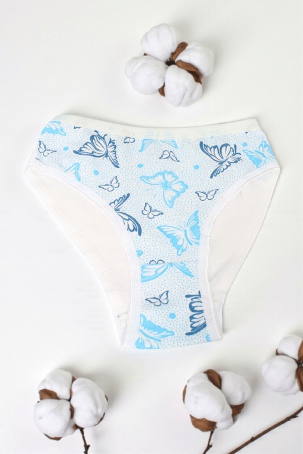 Miss Eftelya Desenli Kız Slip Külot 8801-33