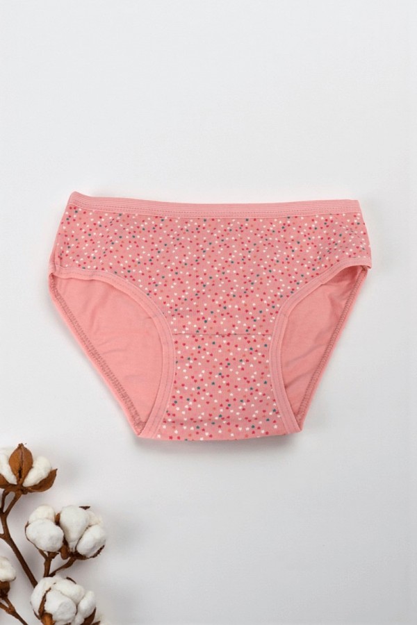 Dondeza Desenli Kız Slip Külot 8801-14