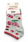 Vakre Socks Kadın Patik Çorap (36-40) 9004-2