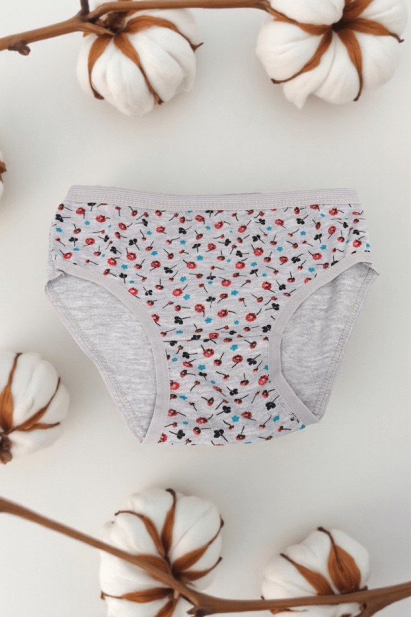 Dondeza Desenli Kız Slip Külot 8801-5