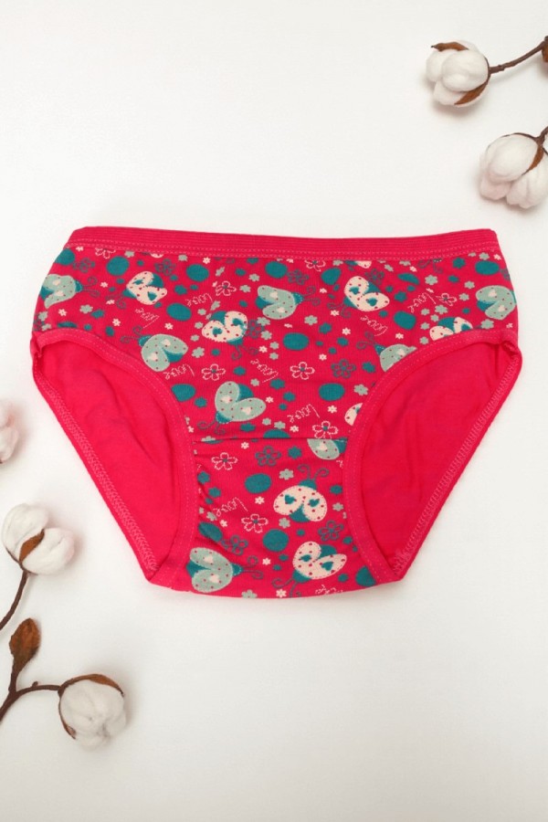 Dondeza Desenli Kız Slip Külot 8801-30