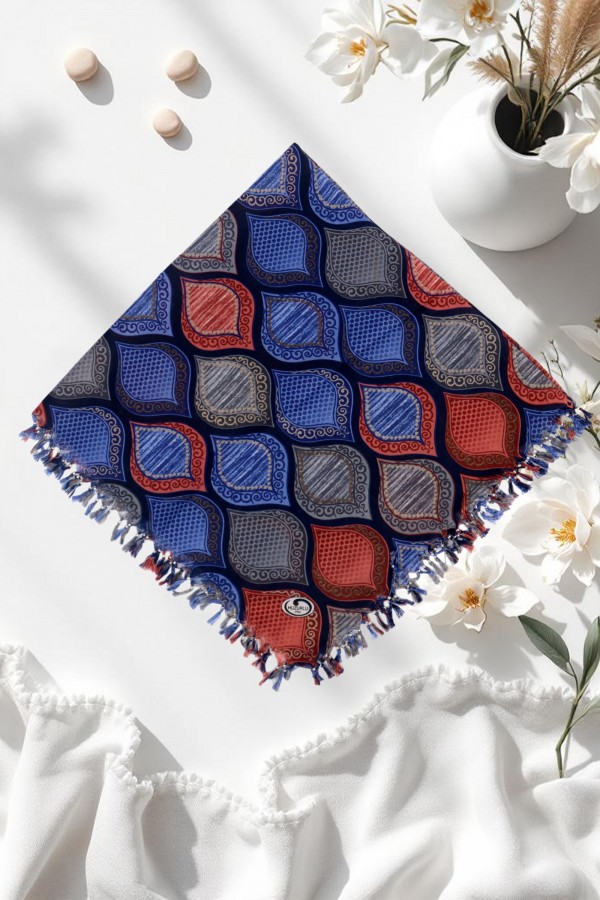 Boncuklu Desenli Yazma 6600-8