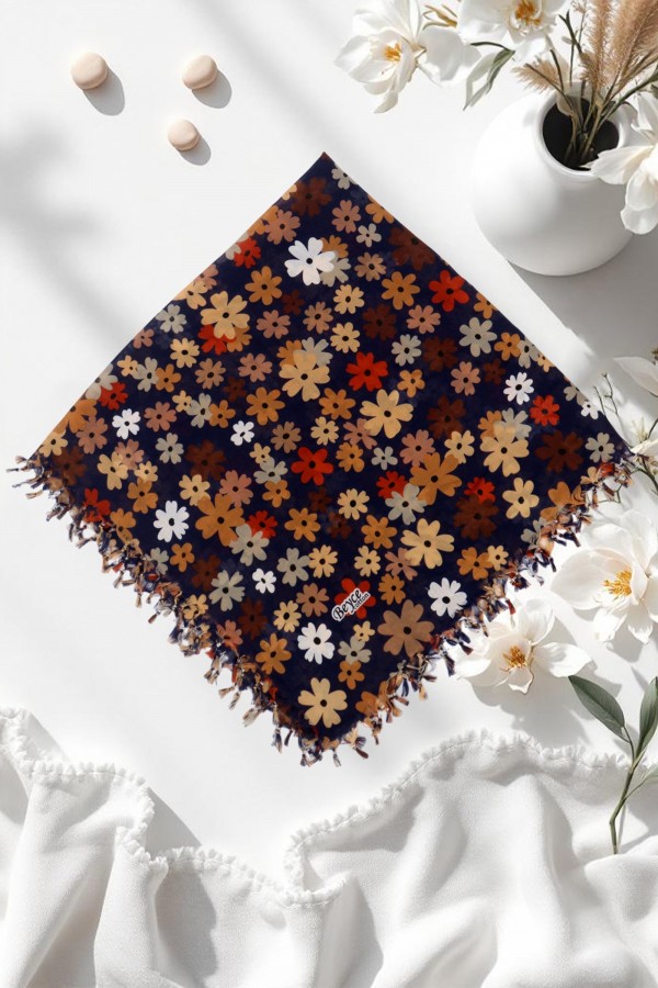 Boncuklu Desenli Yazma 6601-11