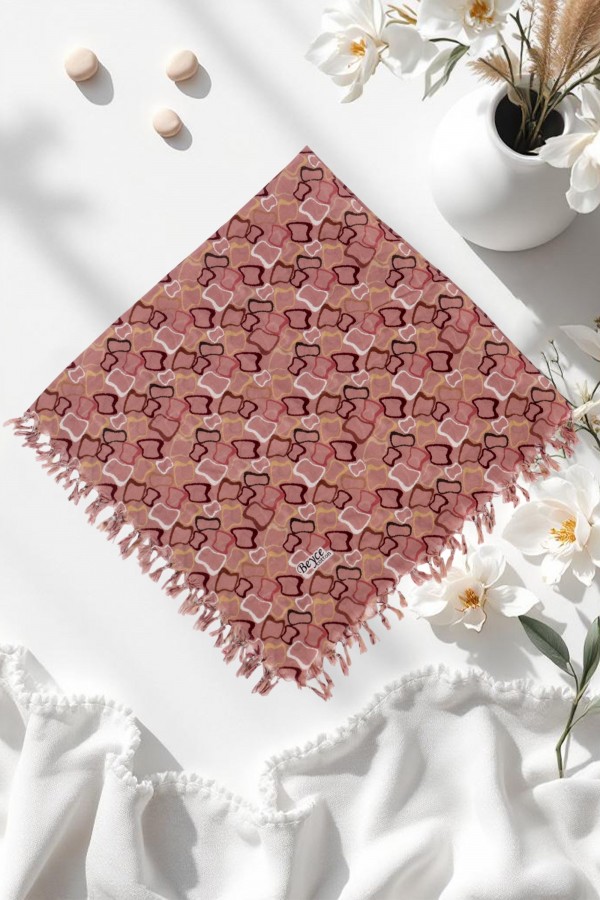 Boncuklu Desenli Yazma 6602