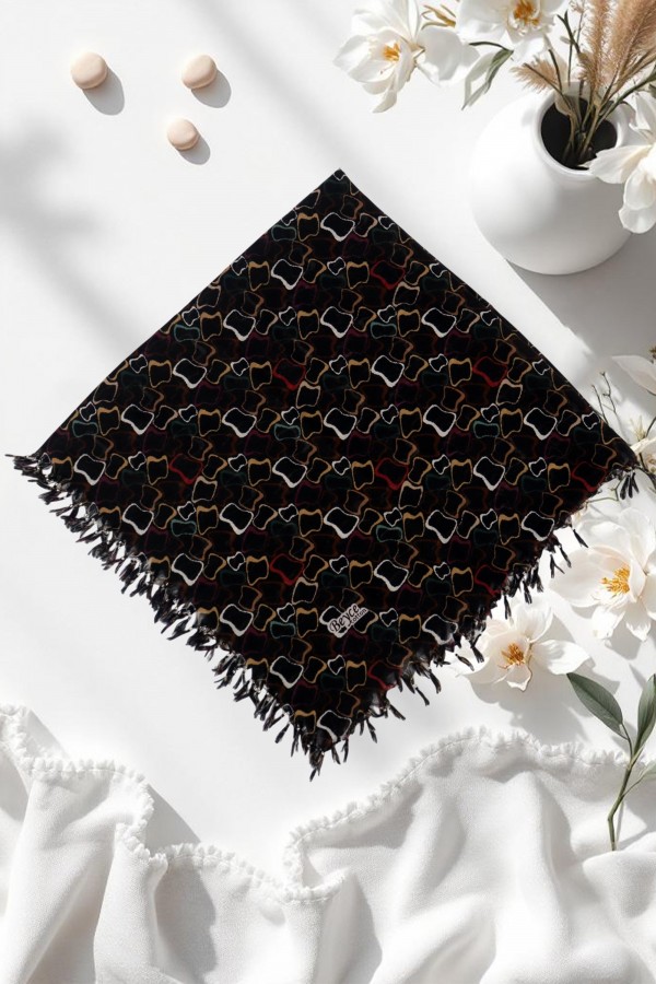 Boncuklu Desenli Yazma 6602-13