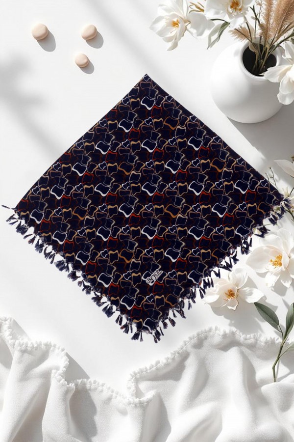 Boncuklu Desenli Yazma 6602-2