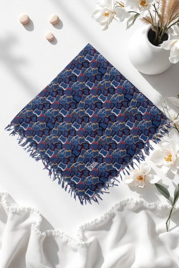 Boncuklu Desenli Yazma 6602-3