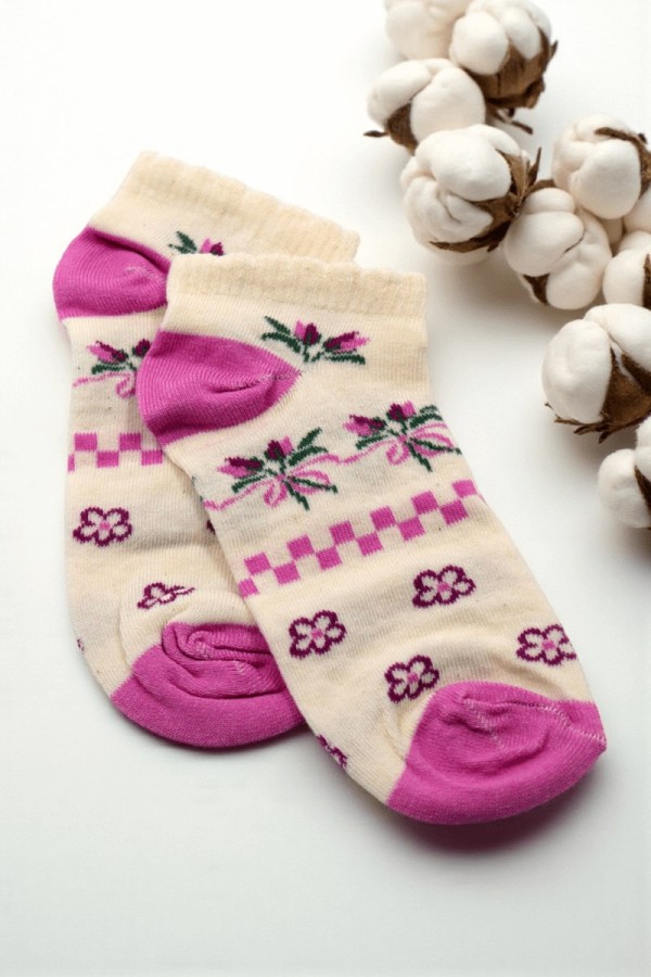 Vakre Socks Kadın Patik Çorap (36-40) 9005-2