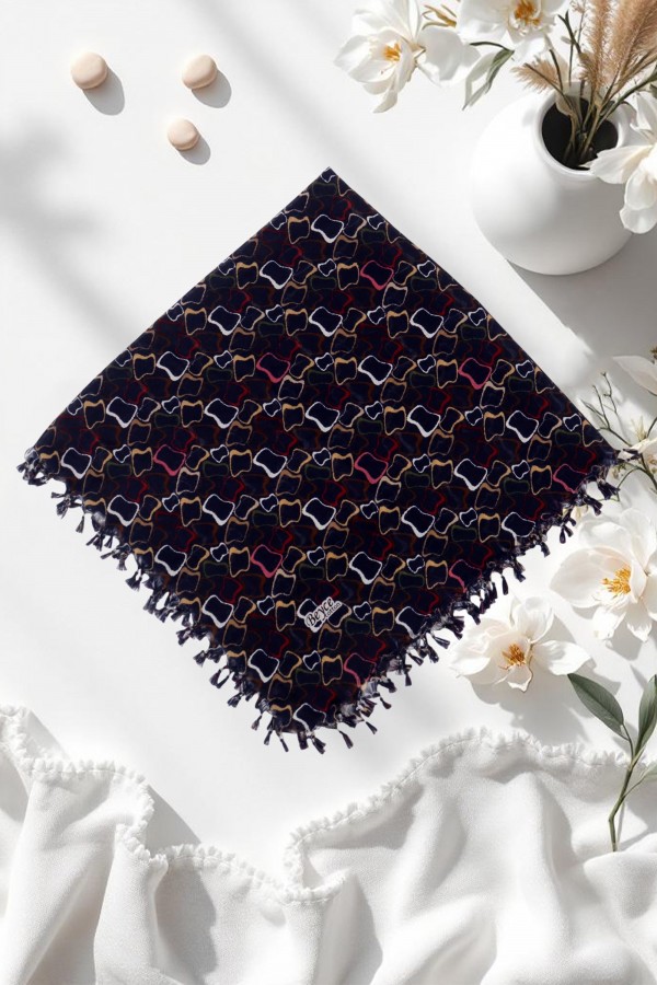 Boncuklu Desenli Yazma 6602-7