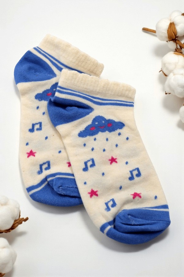 Vakre Socks Kadın Patik Çorap (36-40) 9005-3