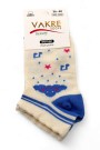 Vakre Socks Kadın Patik Çorap (36-40) 9005-3