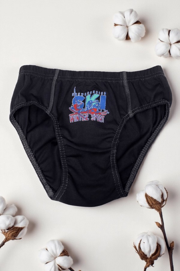Erkek Çocuk Dondeza Baskılı Slip Külot 8902-16