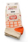 Vakre Socks Kadın Patik Çorap (36-40) 9005-4