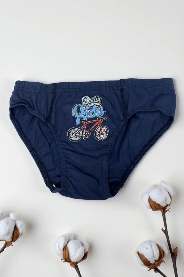Erkek Çocuk Dondeza Baskılı Slip Külot 8902-14
