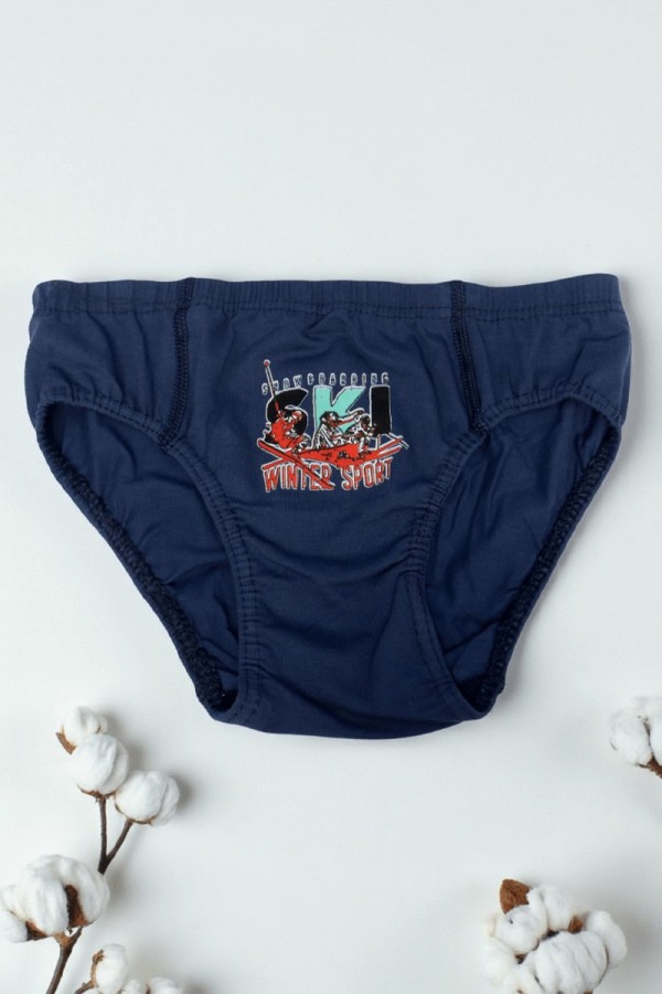 Erkek Çocuk Dondeza Baskılı Slip Külot 8902-13