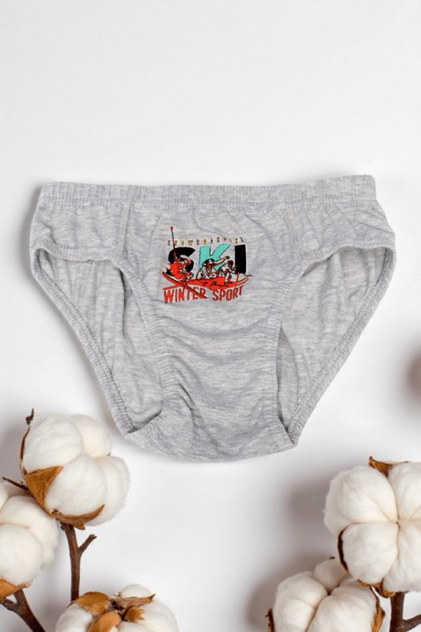 Erkek Çocuk Dondeza Baskılı Slip Külot 8902-2