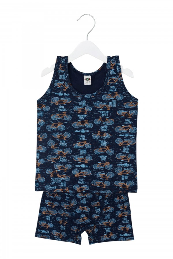 Kota Erkek Çocuk Baskılı Boxerlı Takım 8900-12