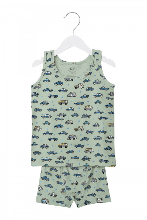 Kota Erkek Çocuk Baskılı Boxerlı Takım 8900-3