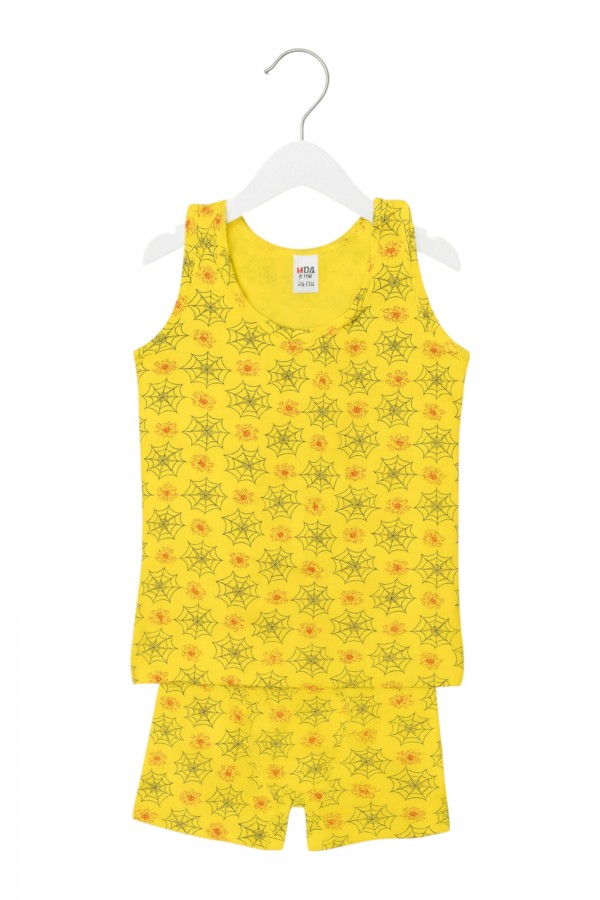 Kota Erkek Çocuk Baskılı Boxerlı Takım 8900-9