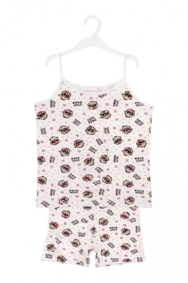 Kota Kız Çocuk Baskılı Atlet Takım 8800-30