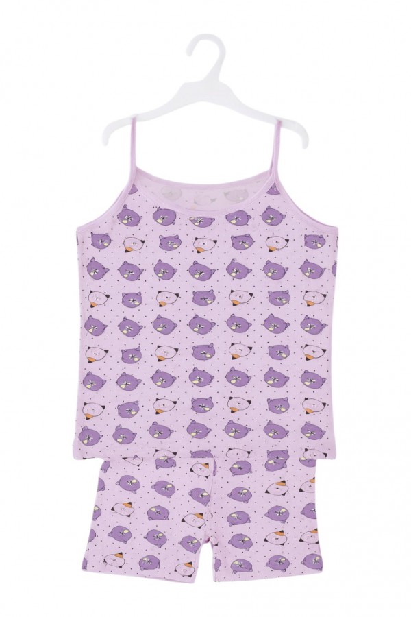 Kota Kız Çocuk Baskılı Atlet Takım 8800-27