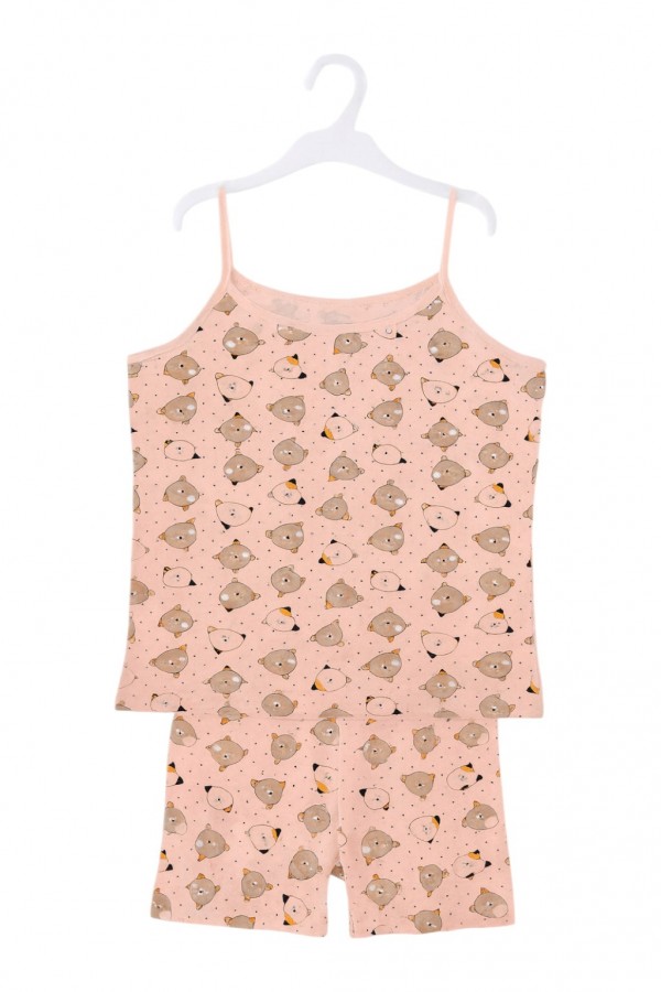 Kota Kız Çocuk Baskılı Atlet Takım 8800-26