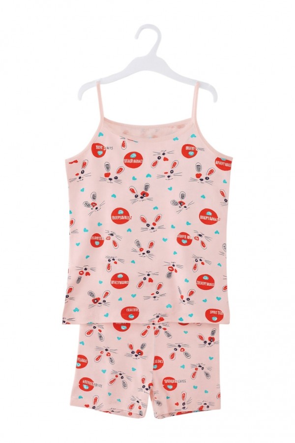 Kota Kız Çocuk Baskılı Atlet Takım 8800-24