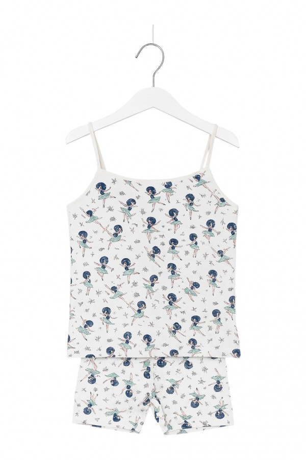 Kota Kız Çocuk Baskılı Atlet Takım 8800-2