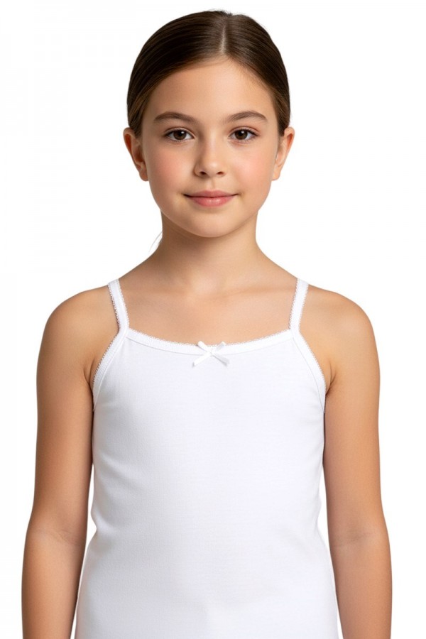 Seher Yıldızı 0048 Kız Oyalı İp Askı Atlet 8803-2