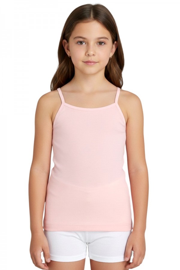 Kota 3411 Kız Çocuk Düz Renk Atlet  8804-1