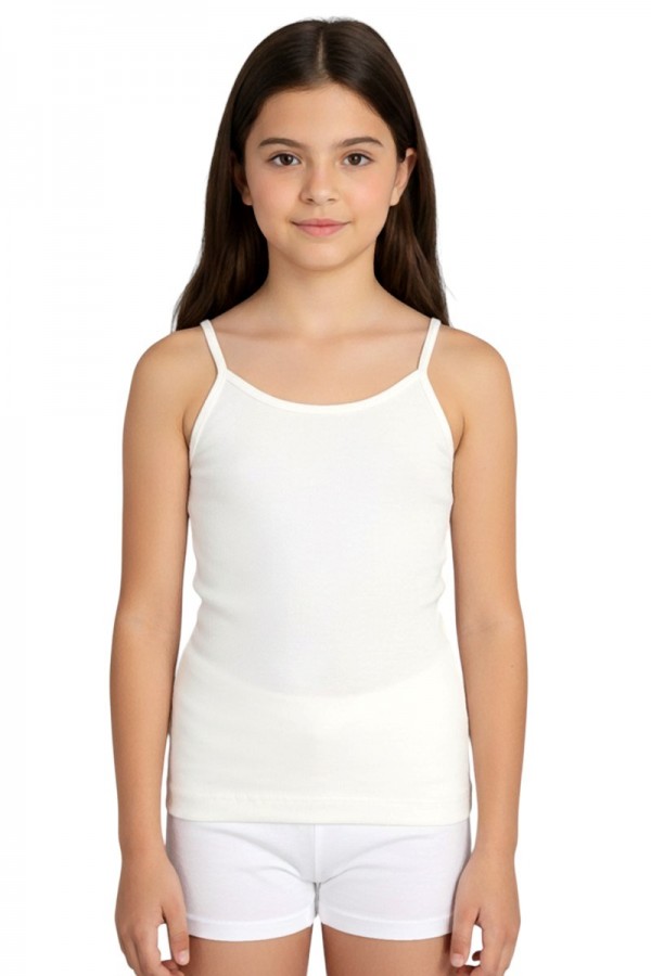 Kota 3411 Kız Çocuk Düz Renk Atlet 8804-2